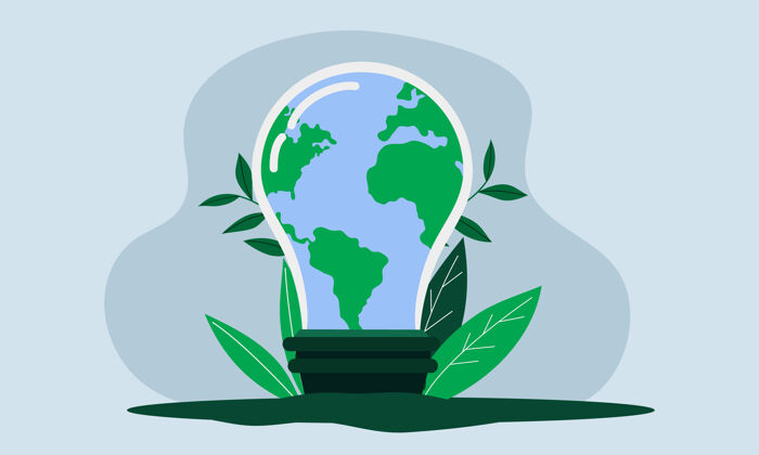 生态节约能源拯救地球环境更新世界