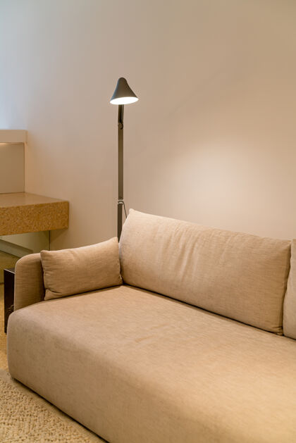 灯漂亮的沙发 带灯-室内装饰家具公寓生活