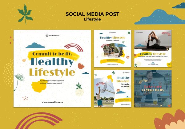 社交媒体Instagram发布健活方式系列健康健康分类