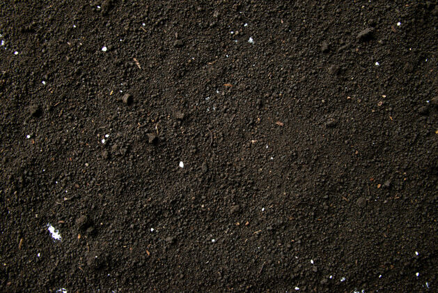 背景黑色土壤背景顶视图土壤冷酷表面