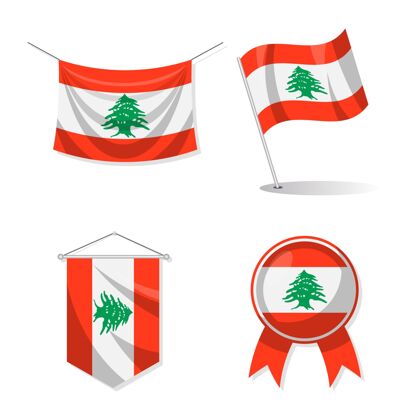 包装黎巴嫩国旗包爱国套装共和