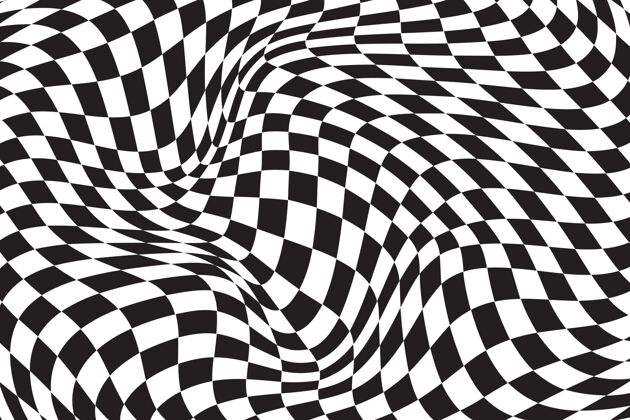 几何扭曲的格子背景平面设计Swoosh流动格子