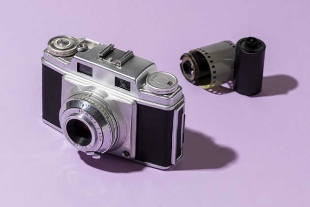 记忆复古相机组成旧的资源相机