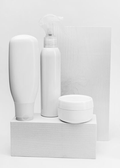 洗发水模拟美容产品展示奶油模型美容产品