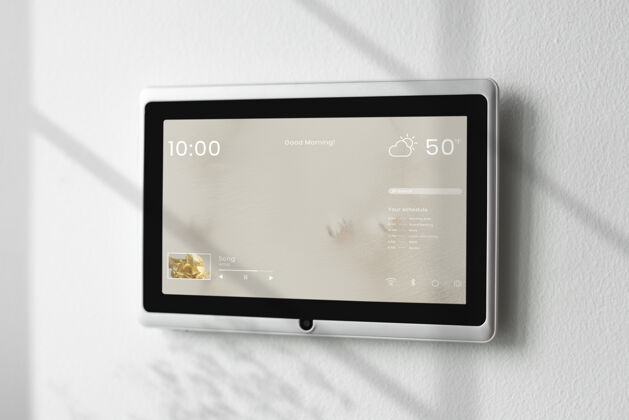 显示器墙上的智能家庭屏幕可打印屏幕技术