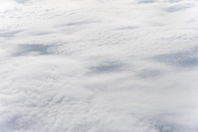 天空蓝天上散落的云抽象云景风