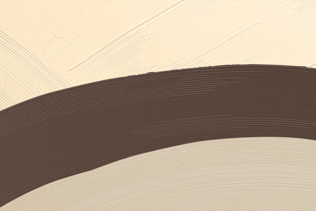 装饰棕色刷笔划纹理米色干净简约简单
