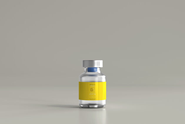 注射剂5ml小瓶模型瓶子医院健康