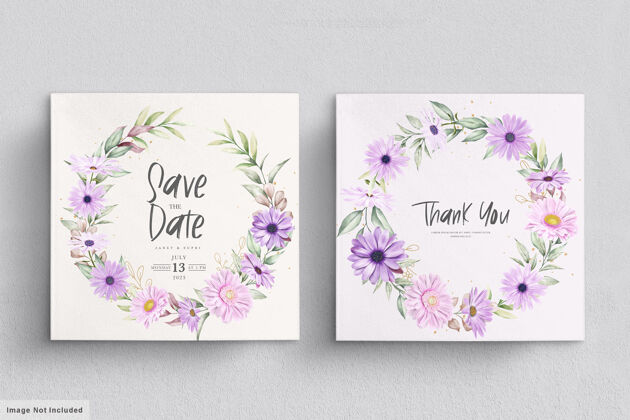 植物用柔软的菊花做成的结婚卡片软装饰菊花