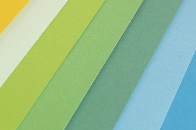 空白一层层的绿色渐变纸室内空间纸张