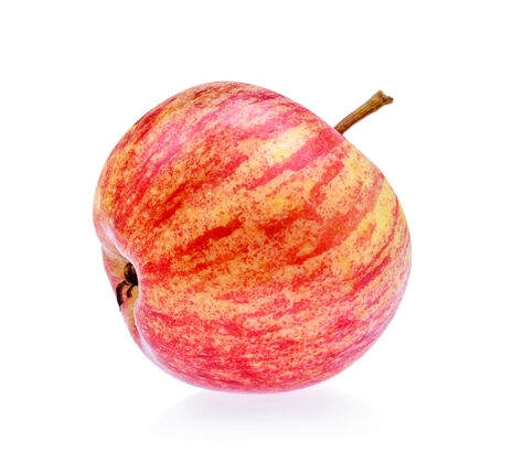 皇家加拉苹果隔离在白色背景上农业素食美味
