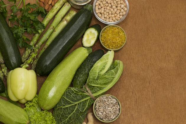 有机健康食品集芝士叶菜 豆类坚果 奎奴亚藜 鹰嘴豆生的植物蛋白叶菜