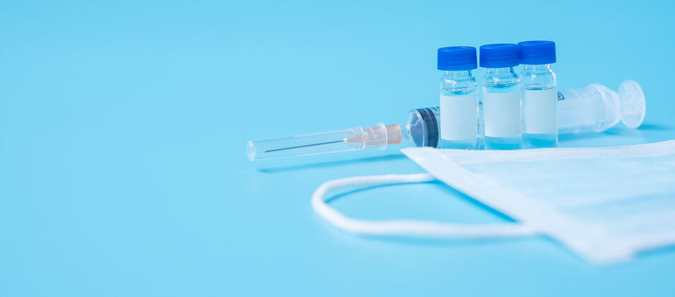 流感医院注射用针筒注射疫苗瓶剂量实验室.医学 健康 预防接种和免疫理念开发治疗设备