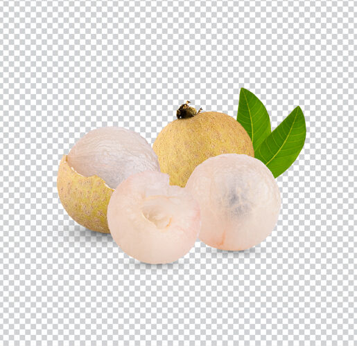 水果鲜龙眼叶圆形新鲜有机