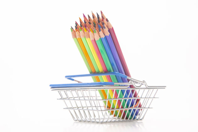 钢笔市面上用来画画的一套彩色铅笔篮子营销商业销售绘画调色板彩色