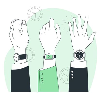 手表腕表概念图时钟手表时间