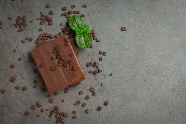 松饼黑巧克力世界巧克力日概念巧克力降临节分类