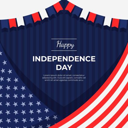 美国七月四日独立日插图爱国独立日美国