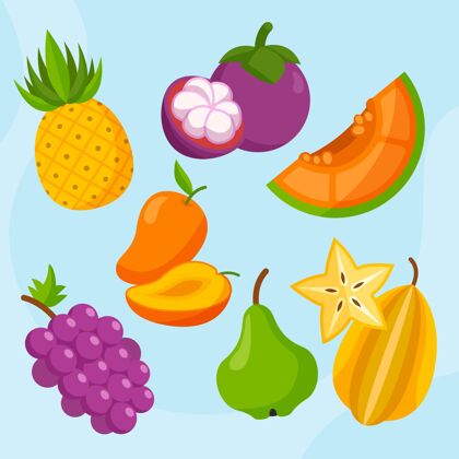 水果套装有机扁桃系列水果分类食品