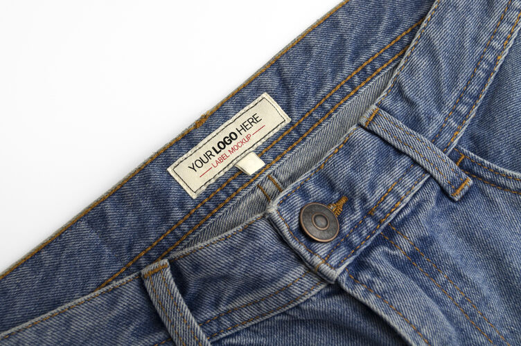 标签牛仔裤标签模型产品营销模拟
