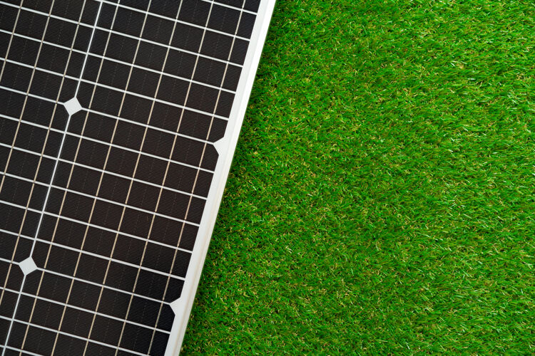 房子替代能源太阳能电池板特写电力面板太阳能