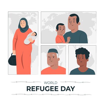 活动世界难民日？概念图支持孩子国际