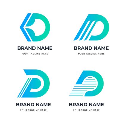 Company平面d标志模板集合Logo模板identityBrand