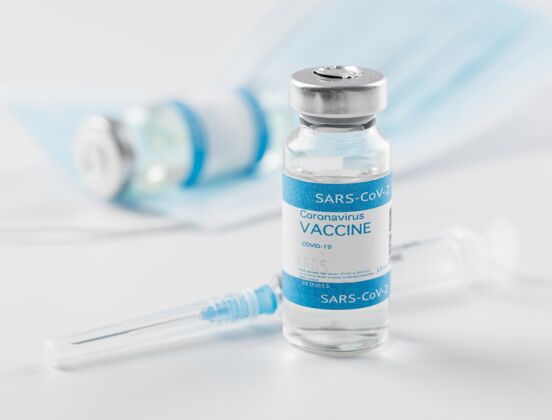 医学预防性冠状病毒疫苗和注射器大流行科学诊所