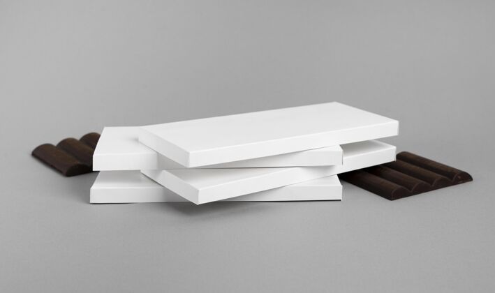 标签模型巧克力包装模型平面布局包装模型巧克力棒
