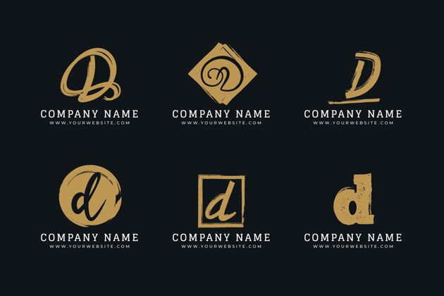 Corporateidentity手绘d标志系列identity公司LogoBusinessLogo