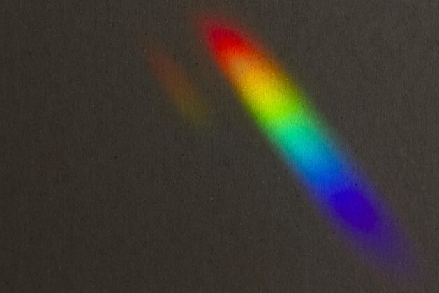 光灯光棱镜效果特写五颜六色彩虹特写
