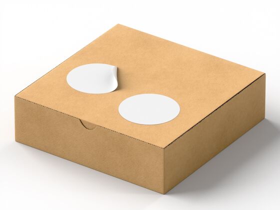 标签纸板箱与贴纸模型盒子贴纸包装