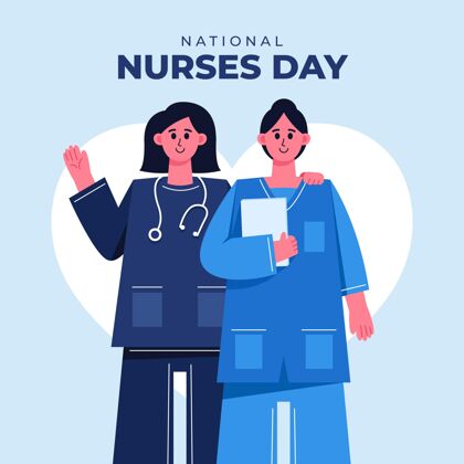 护士详细的全国护士节插图护理者全国护士日细节