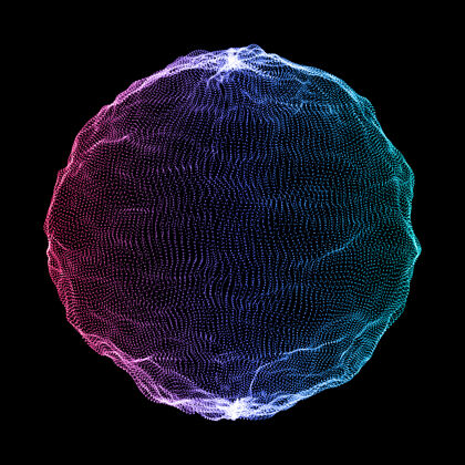 发光抽象的网络通讯与粒子球圆网络技术