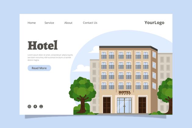 酒店登录页图文并茂的酒店登录页模板登录页旅游旅行
