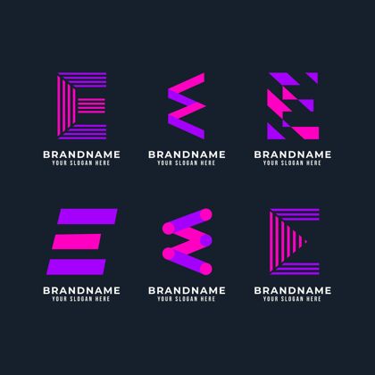 Corporate平面设计e标志系列PackBrandingBrand