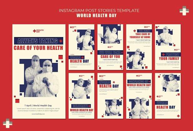 活动世界卫生日instagram故事集Instagram故事医疗保健健康