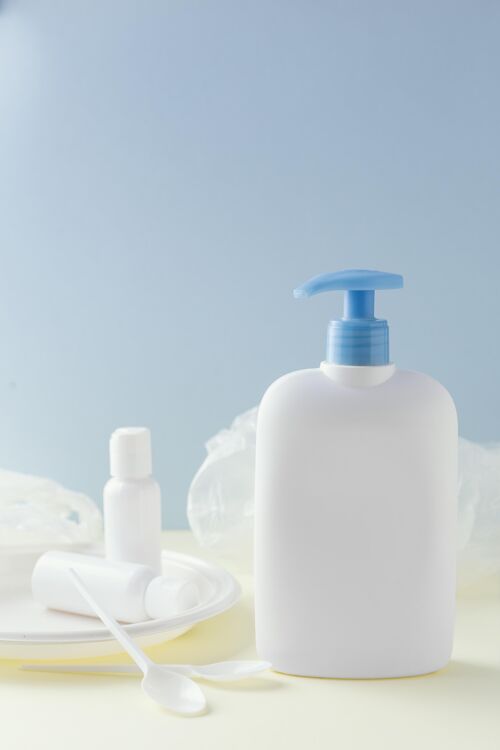 可持续发展收集塑料瓶塑料包装塑料袋肥皂瓶