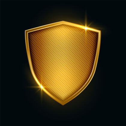 防御优质金金属安全盾徽章设计盔甲纹章外套