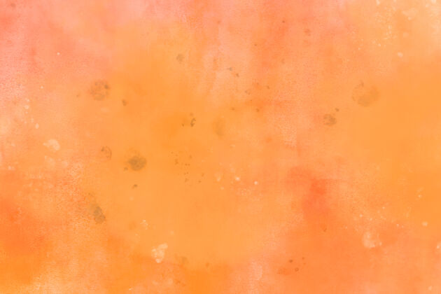 表面橙色水彩纹理背景装饰背景水彩