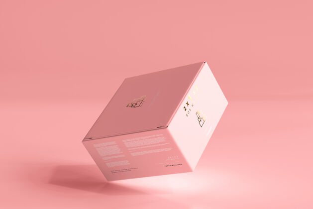 模型孤立的盒子模型品牌盒子模型3d渲染