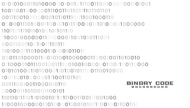 密码二进制码网络技术白色背景零矩阵加密
