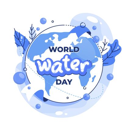 平面设计世界水日插图与行星意识插图世界水日