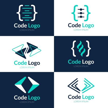 品牌平面代码徽标集合企业标识企业标志