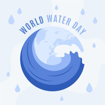 平面设计平面设计世界水日插画世界水日庆典传统