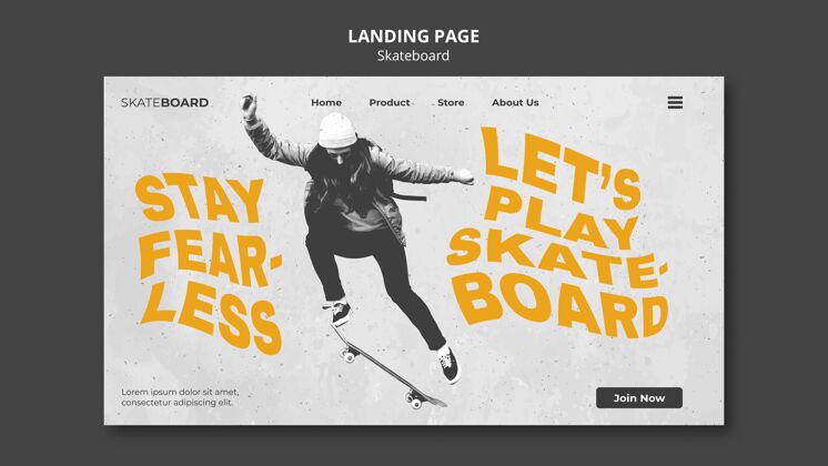 女人登录页面模板与女子滑板模板乐趣业余爱好