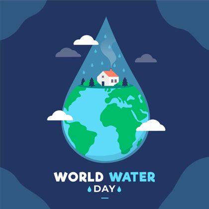 庆典世界水日活动传统节日风格
