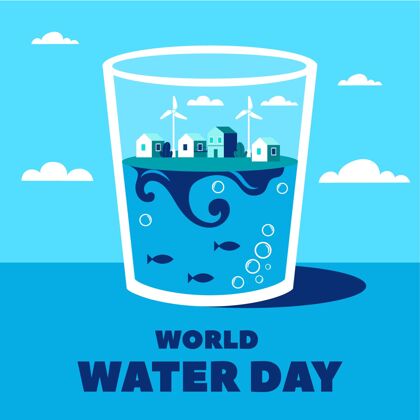 世界水日世界水日活动主题风格主题概念