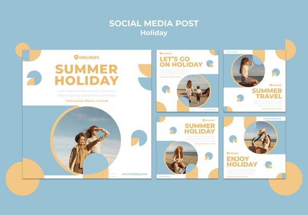 假期Instagram为暑假发布了一系列帖子假日逗留休息
