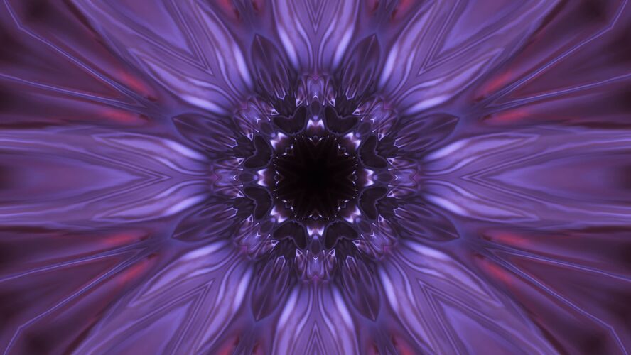 数字墙纸宇宙空间与紫色激光灯-完美的数字墙纸黑色幻想形状